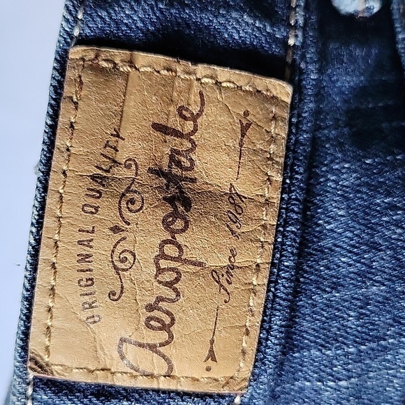 Aeropostale Juniors size 0, Ashley Ultra Skinny blue jeans, like new condition - Picture 7 of 9